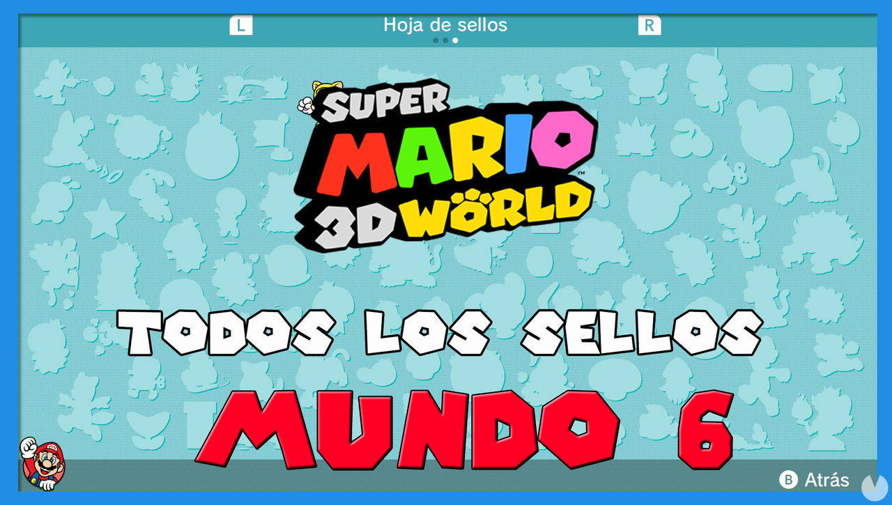 Super Mario 3D World: TODOS los sellos del Mundo 6 - Super Mario 3D World + Bowser's Fury