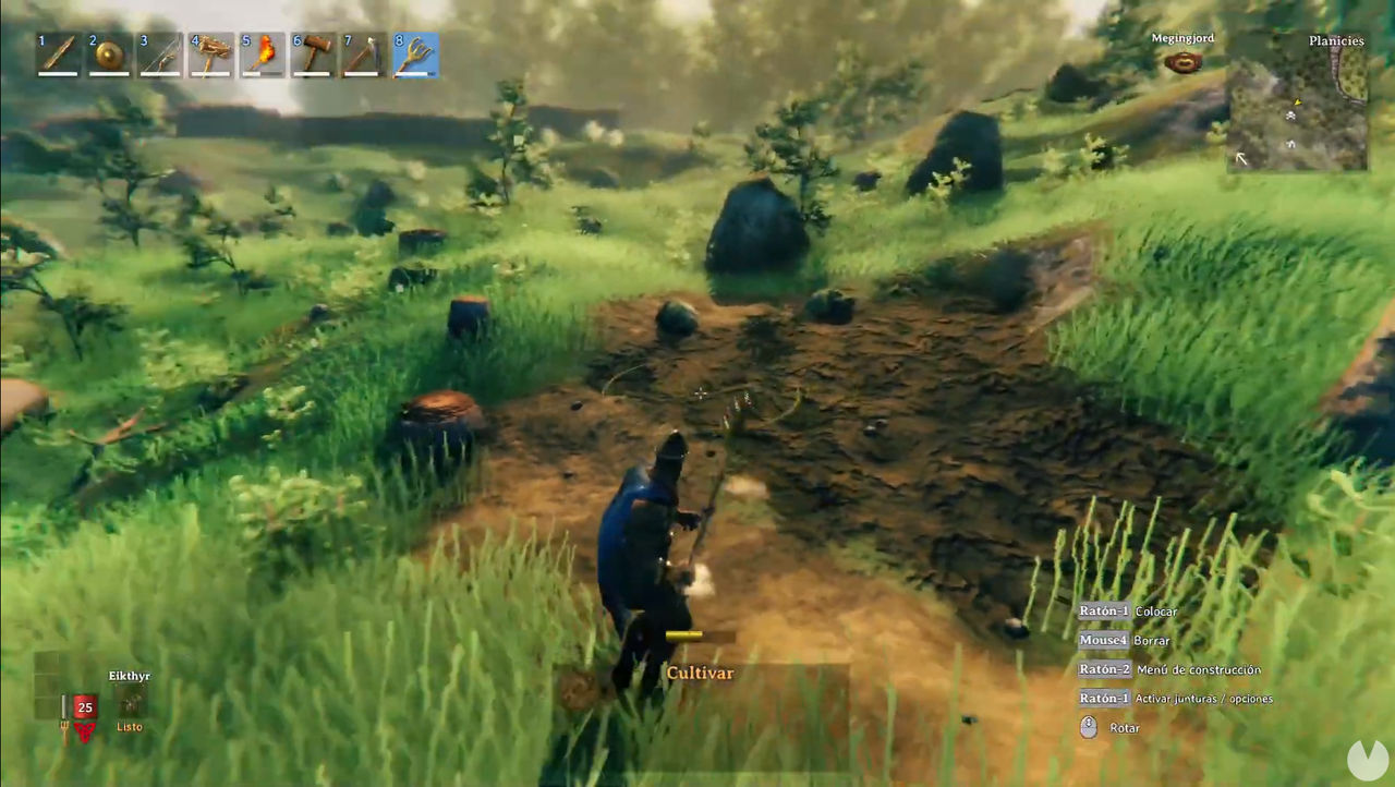 Agricultura en Valheim: Cómo cultivar y plantar semillas en la tierra