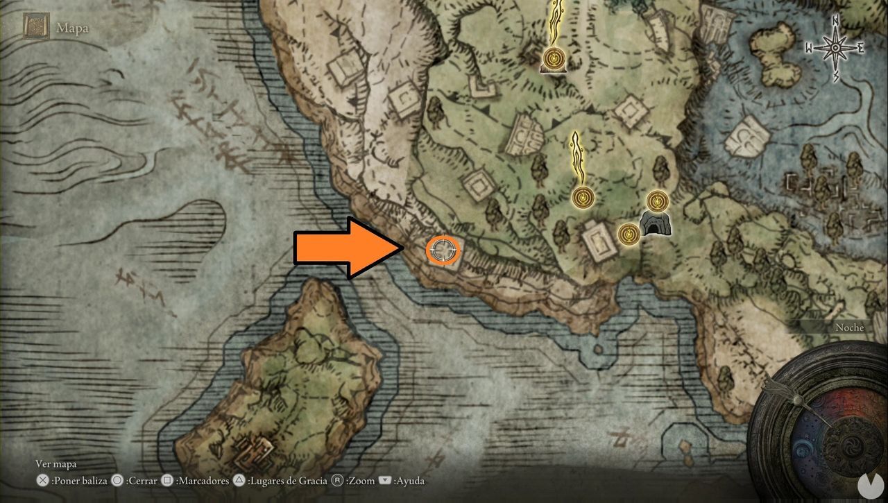 Elden Ring Necrolimbo oeste al 100 y mapa