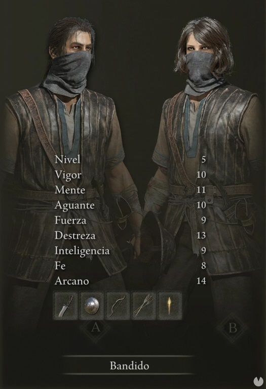 Elden Ring - Clase Bandido