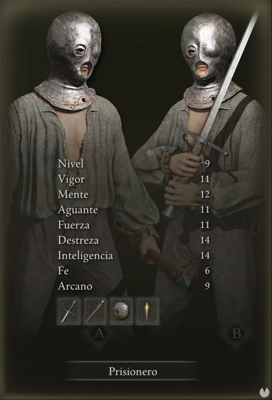 Elden Ring - Clase Prisionero