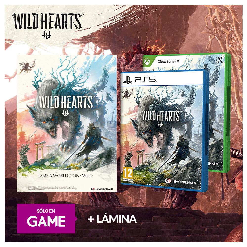 Reserva Wild Hearts en GAME con lámina exclusiva y DLC de regalo