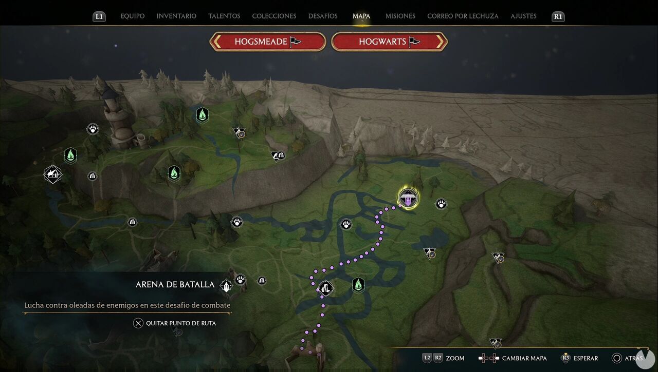 Arenas de batalla en Hogwarts Legacy ubicaciones y Arenas de batalla en Hogwarts Legacy ubicaciones y