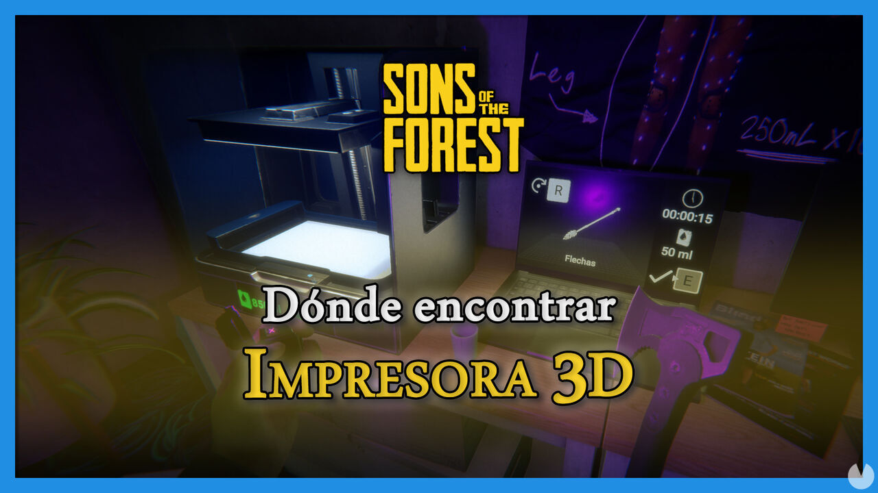 Sons of the Forest: Dnde encontrar las impresoras 3D y para qu sirven - Sons of the Forest