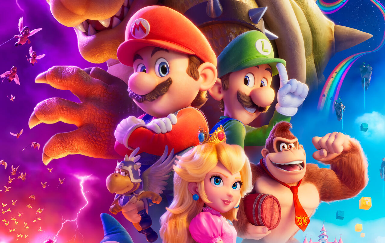 Super Mario Bros. La película presenta su póster oficial Vandal