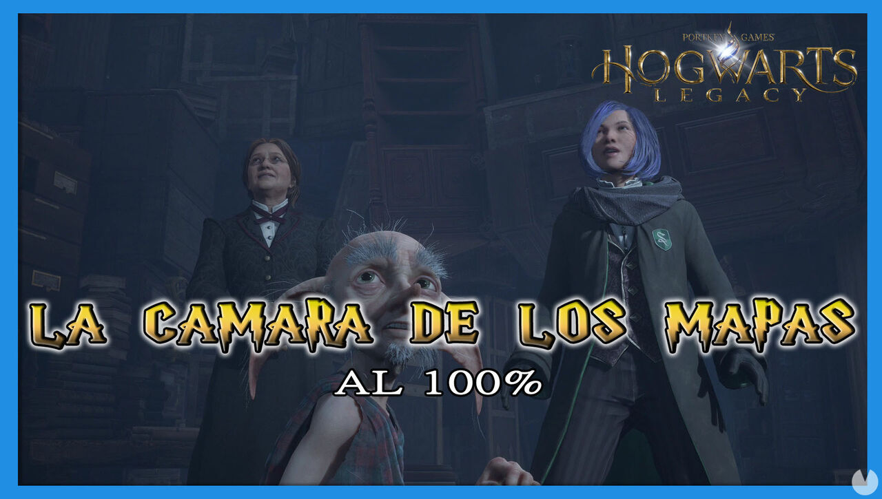 La cmara de los mapas al 100% en Hogwarts Legacy - Hogwarts Legacy