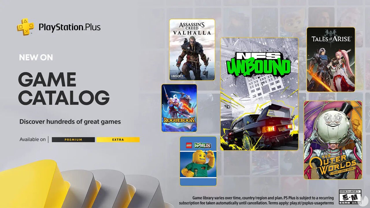Nuevos juegos de PS Plus Extra y Premium en febrero de 2024.