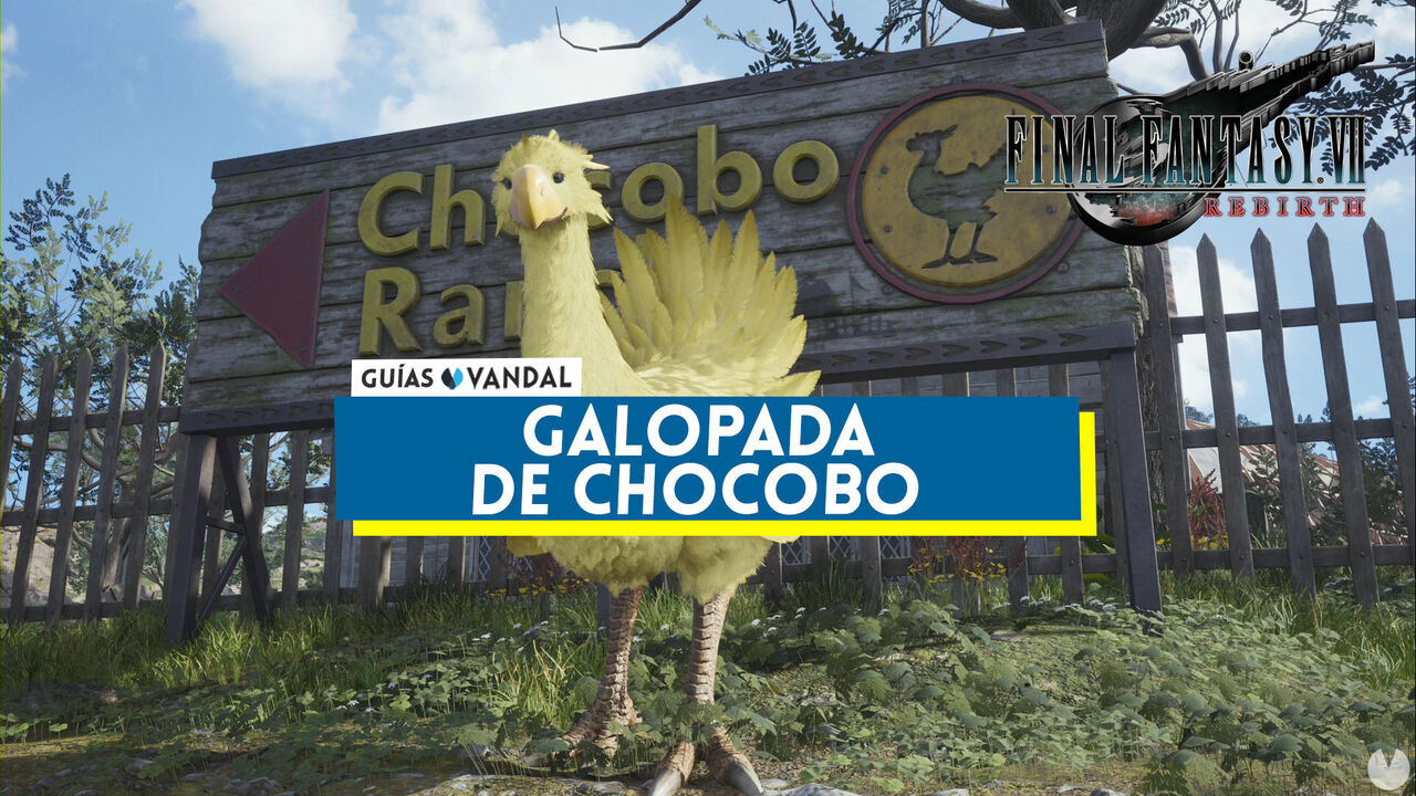 Galopada de Chocobo en Final Fantasy VII Rebirth: cmo ganar y recompensas - Final Fantasy VII Rebirth