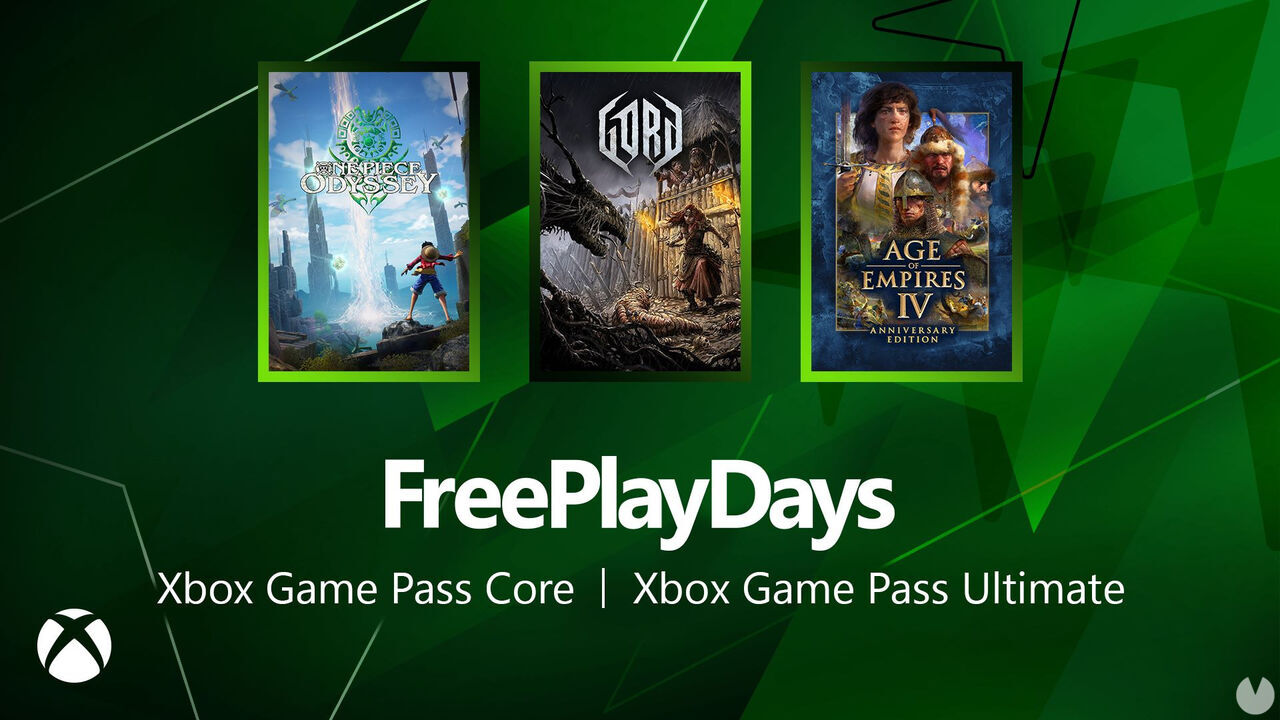 Juegos gratis de la semana en Free Play Days de Xbox Game Pass Core.