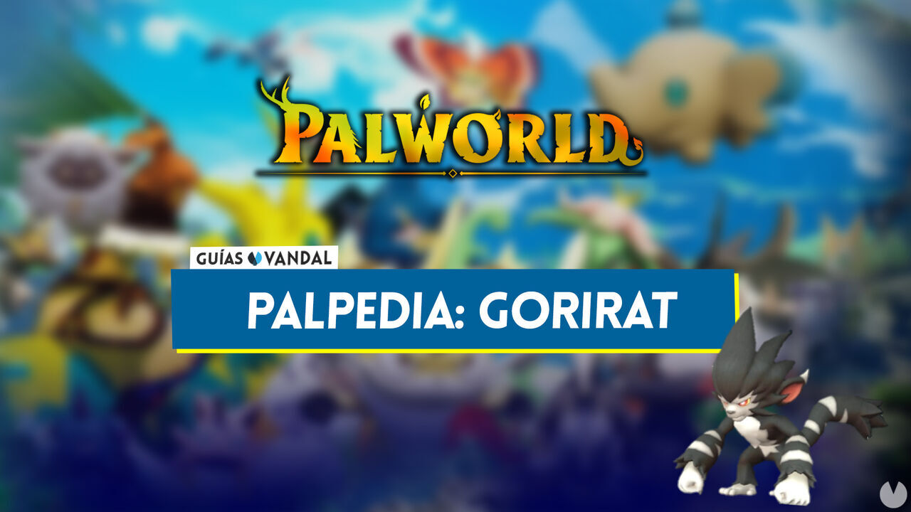 Gorirat en Palworld: Localizacin, cmo conseguirlo, habilidades, objetos y detalles - Palworld