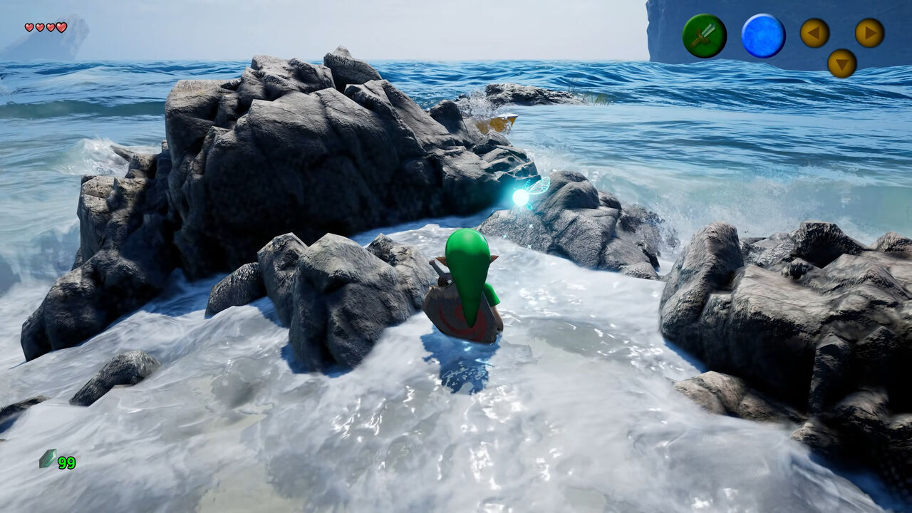 Un vídeo muestra el Templo del Tiempo y agua con físicas en Zelda: Ocarina of Time gracias a Unreal 5