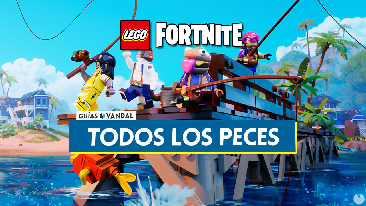 Todos los Peces en LEGO Fortnite: Cmo conseguirlos y cebos de pesca - LEGO Fortnite