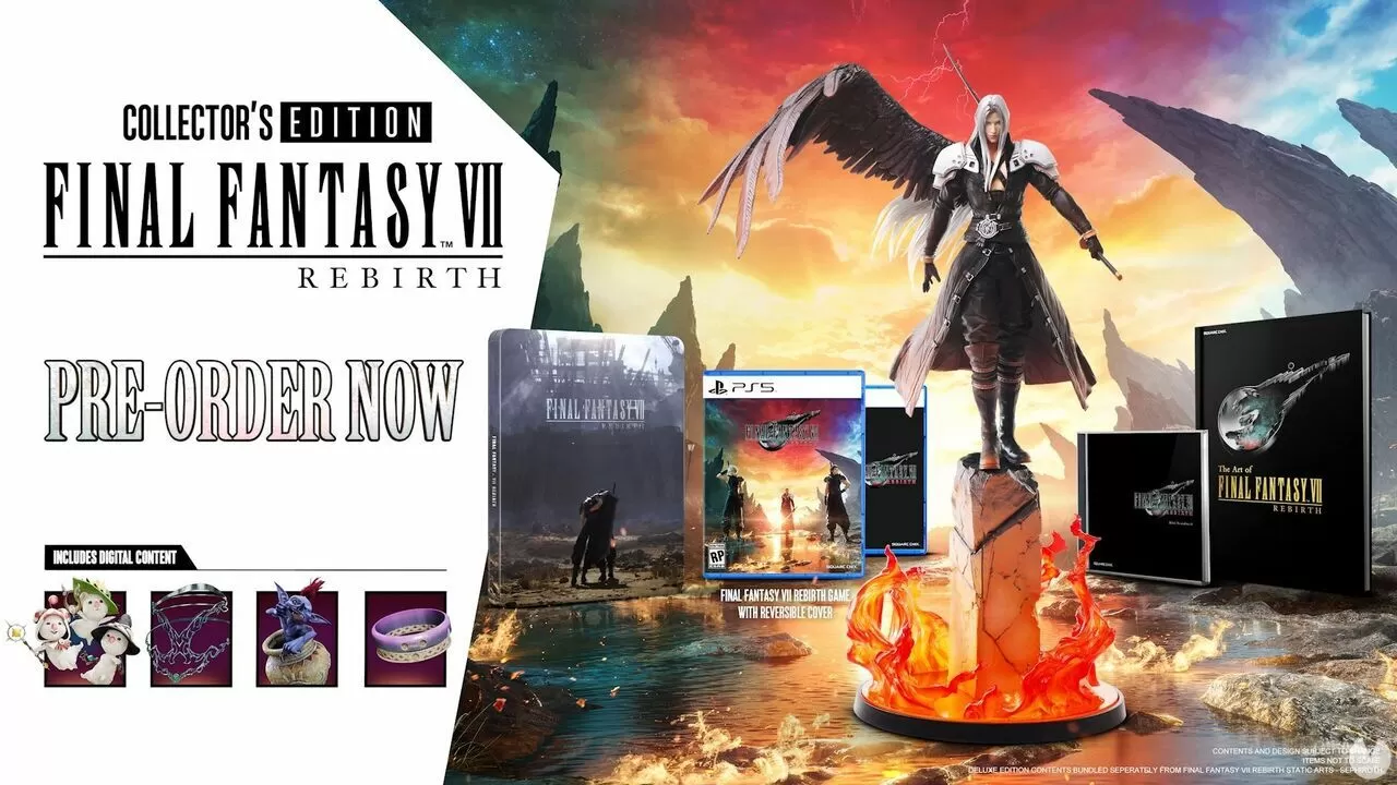 Reserva la Edición Deluxe de Final Fantasy 7 Rebirth para PS5 en exclusiva  en GAME - Vandal