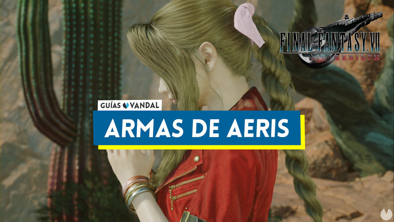 Todas las armas de Aeris en Final Fantasy VII Rebirth y cmo conseguirlas  - Final Fantasy VII Rebirth