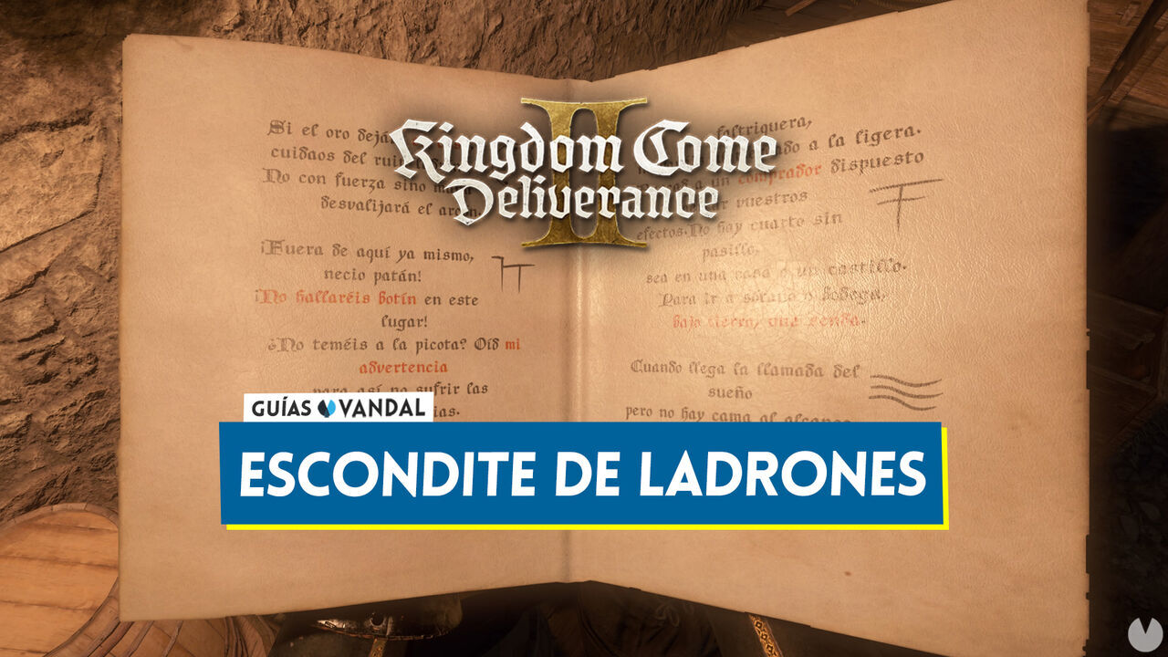 Kingdom Come Deliverance 2: Dnde encontrar el escondite de los antiguos ladrones - Kingdom Come: Deliverance II