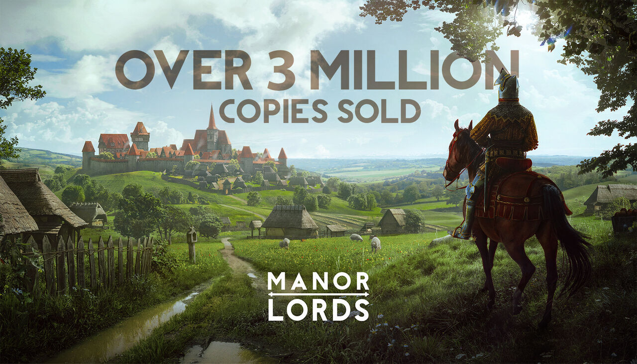 Manor Lords, el juego de crear y gestionar ciudades medievales, ya ha vendido tres millones de copias. Noticias en tiempo real