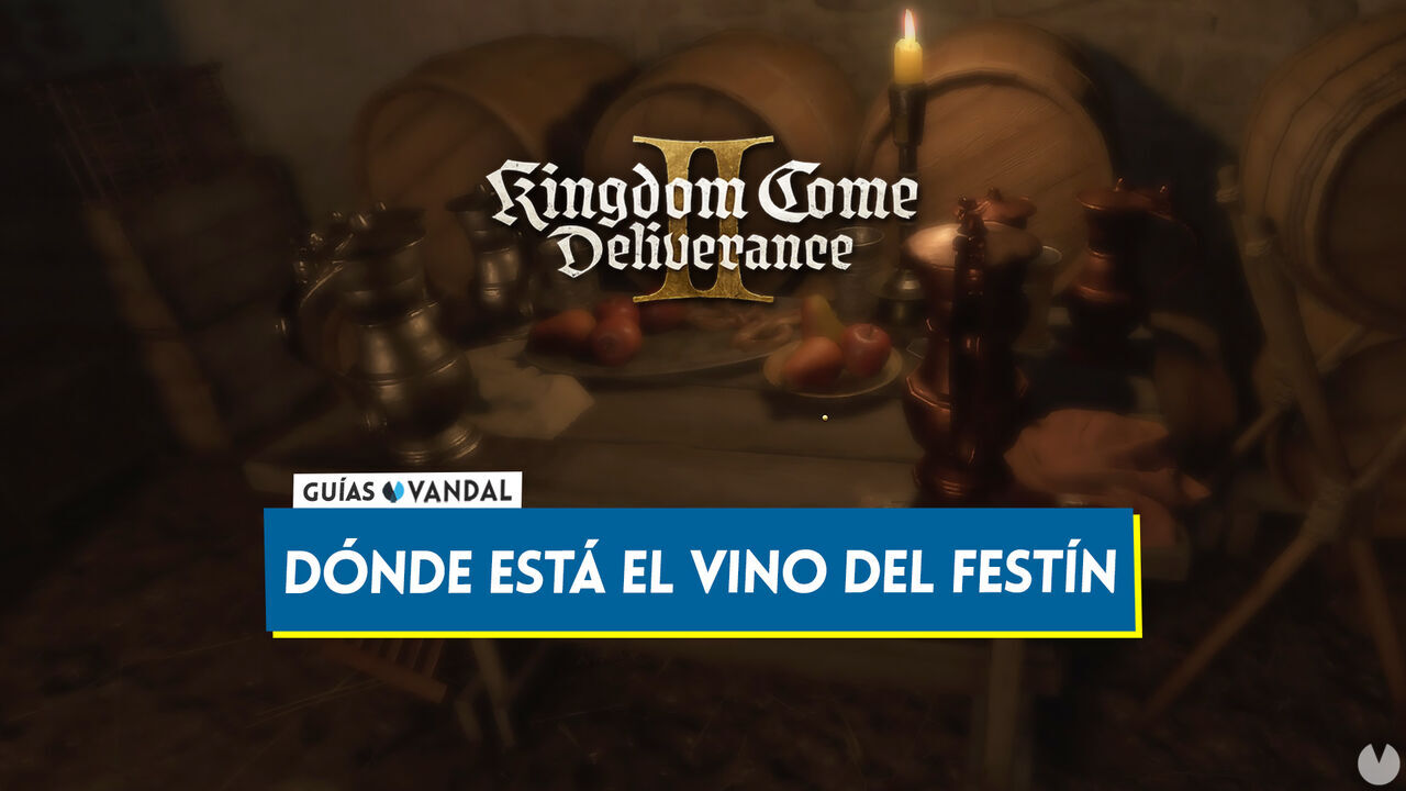 Kingdom Come Deliverance 2: Dnde encontrar una jarra de vino en el festn - Kingdom Come: Deliverance II