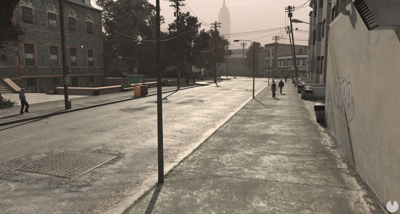 Parece un remaster de GTA IV hecho por Rockstar, pero es un mod RTX Remix que cambia los gráficos del juego