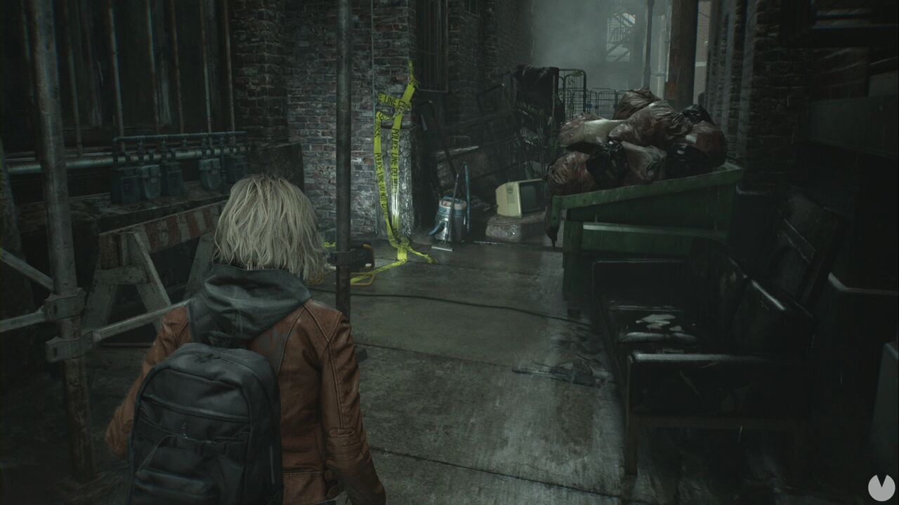 Resident Evil Requiem - Wrenwood Hotel, route through the alley beside Wrenwood Hotel