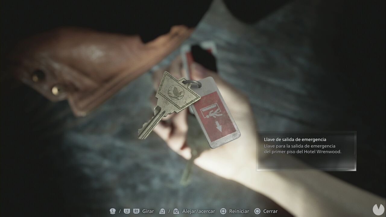 Resident Evil Requiem - Wrenwood Hotel, Grace obtains the Emergency Exit Key for Wrenwood Hotel