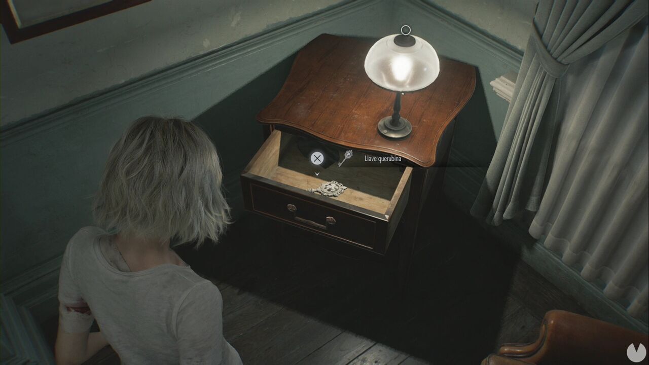 Resident Evil Requiem - Patient Center, Cherub Key inside a drawer at the end of the southwestern hallway