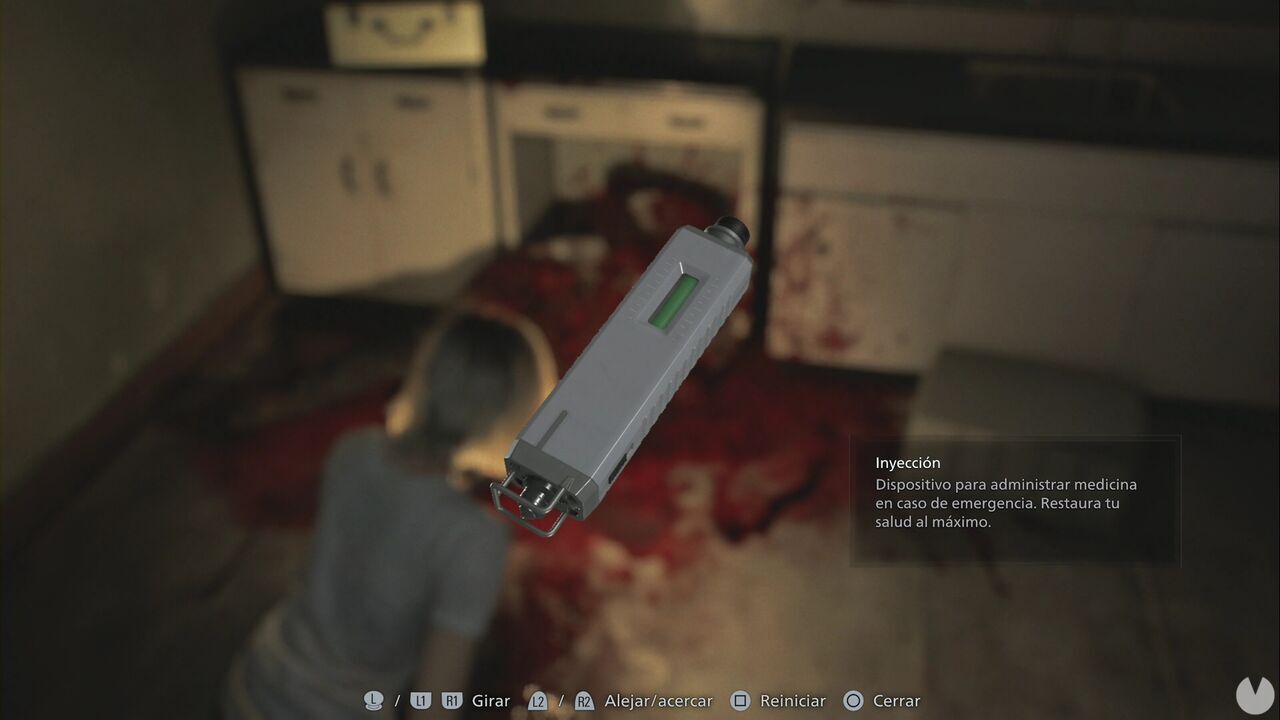 Resident Evil Requiem - Patient Center, Injection on the floor of the Staff Room