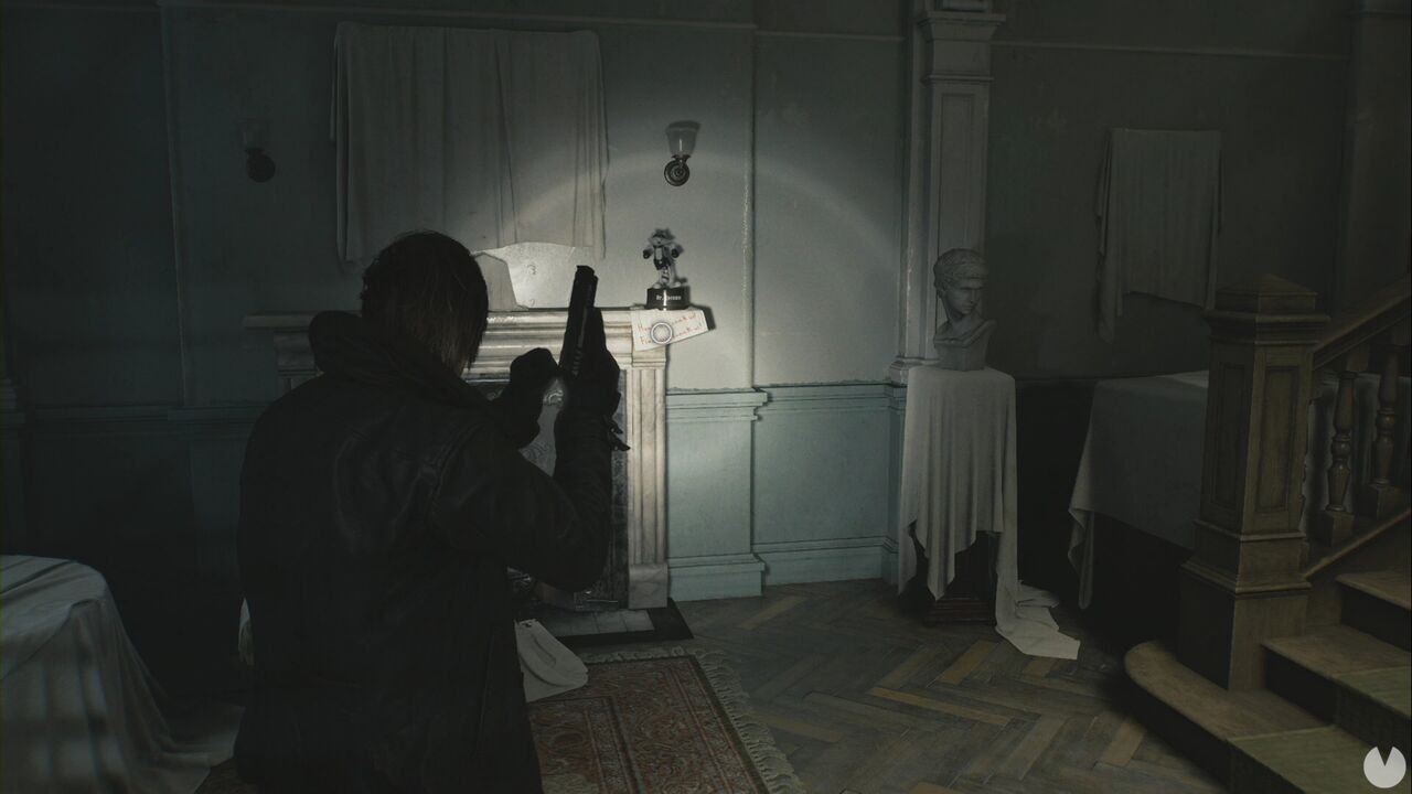 Resident Evil Requiem - Patient Center (II), location of the first Mr. Raccoon in the Patient Center, beside the stairs you must climb