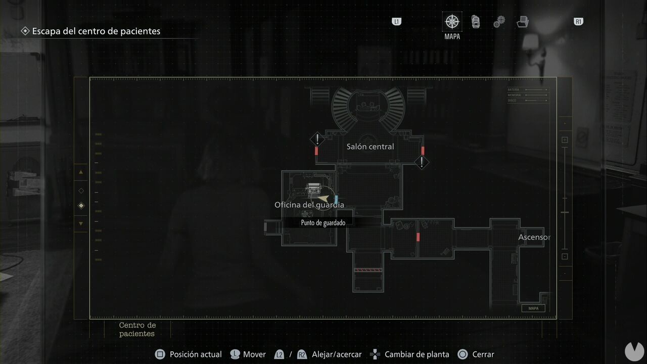 Resident Evil Requiem - Care Center (III), location of the Guard Office on the ground floor of the Care Center