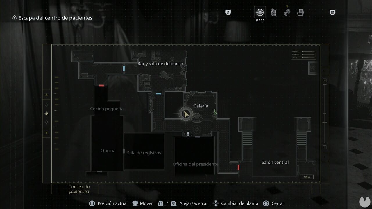Resident Evil Requiem - Care Center (III), location of the lab coat containing the Folded Note in the Gallery of the Care Center's West Wing