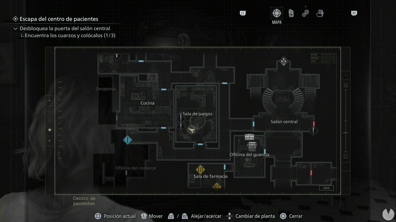 Resident Evil Requiem - Steroids, location of the Steroids in the Game Room in the west wing of the Patient Center's ground floor