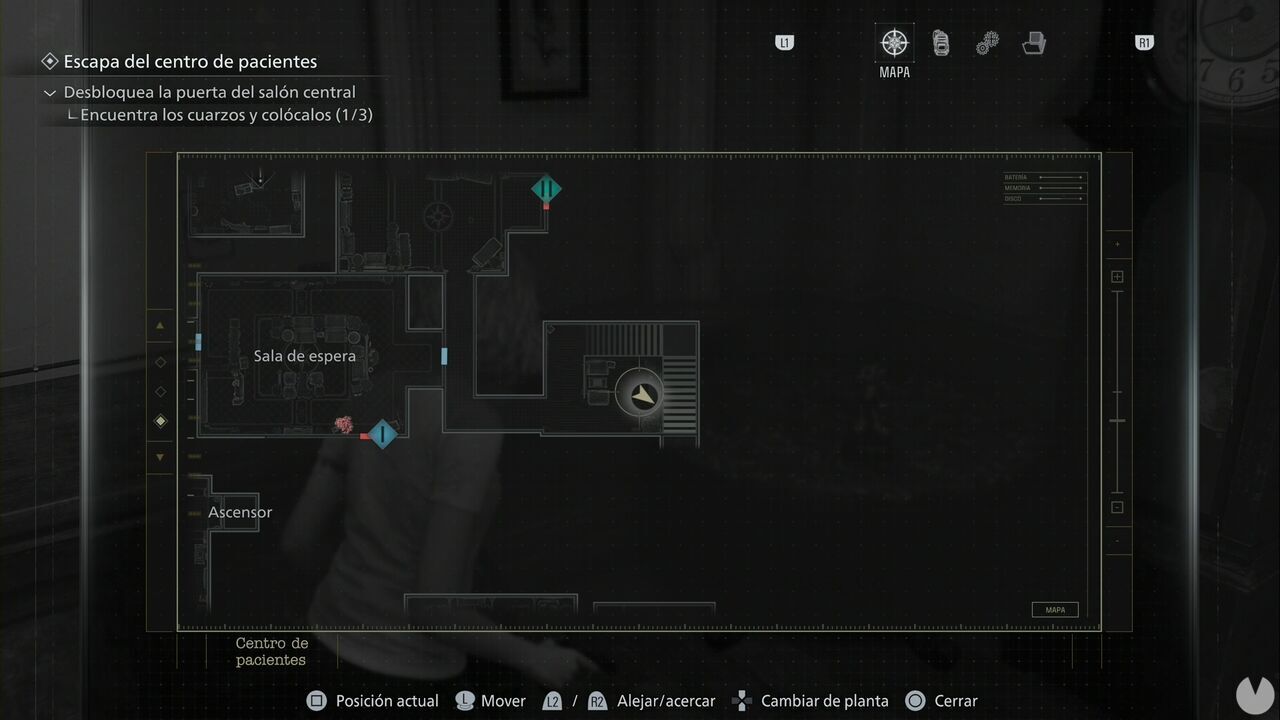 Resident Evil Requiem - Mr. Raccoon in Patient Center (III), figure at the bottom of the stairs at the eastern end of the ground floor
