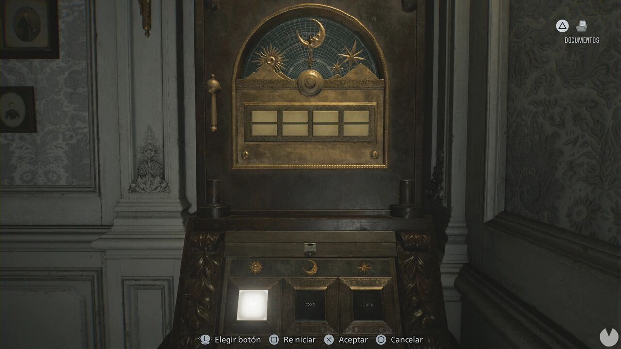 Resident Evil Requiem - Puzzle Box (II), puzzle code interface
