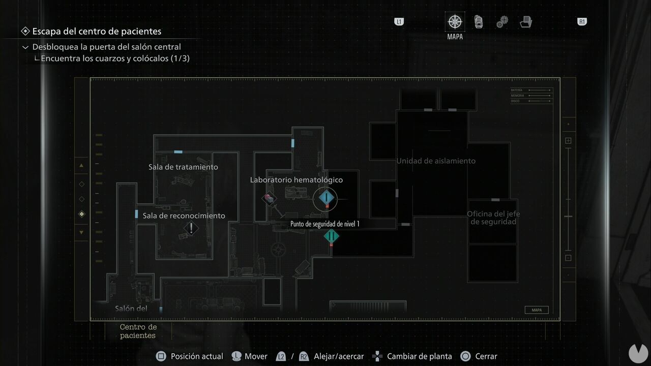 Resident Evil Requiem - Care Center (III), Level 1 security door in the Blood Lab