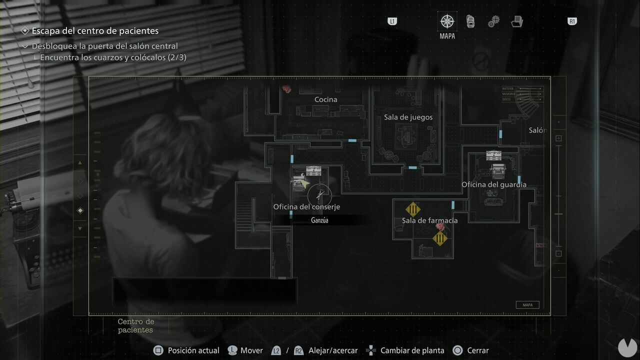 Resident Evil Requiem - Simple locks and lockpicks in the Patient Center, Janitor's Office lockpick