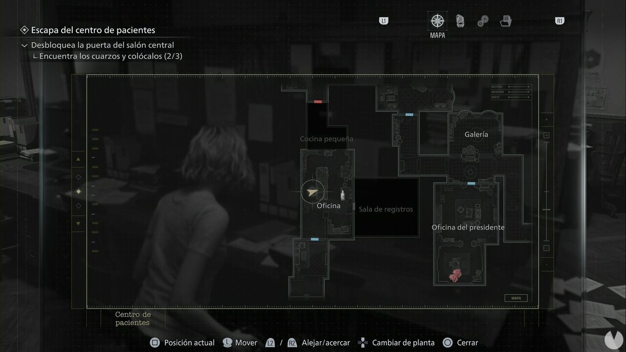 Resident Evil Requiem - Care Center, location of the Office in the southwest corner of the second floor