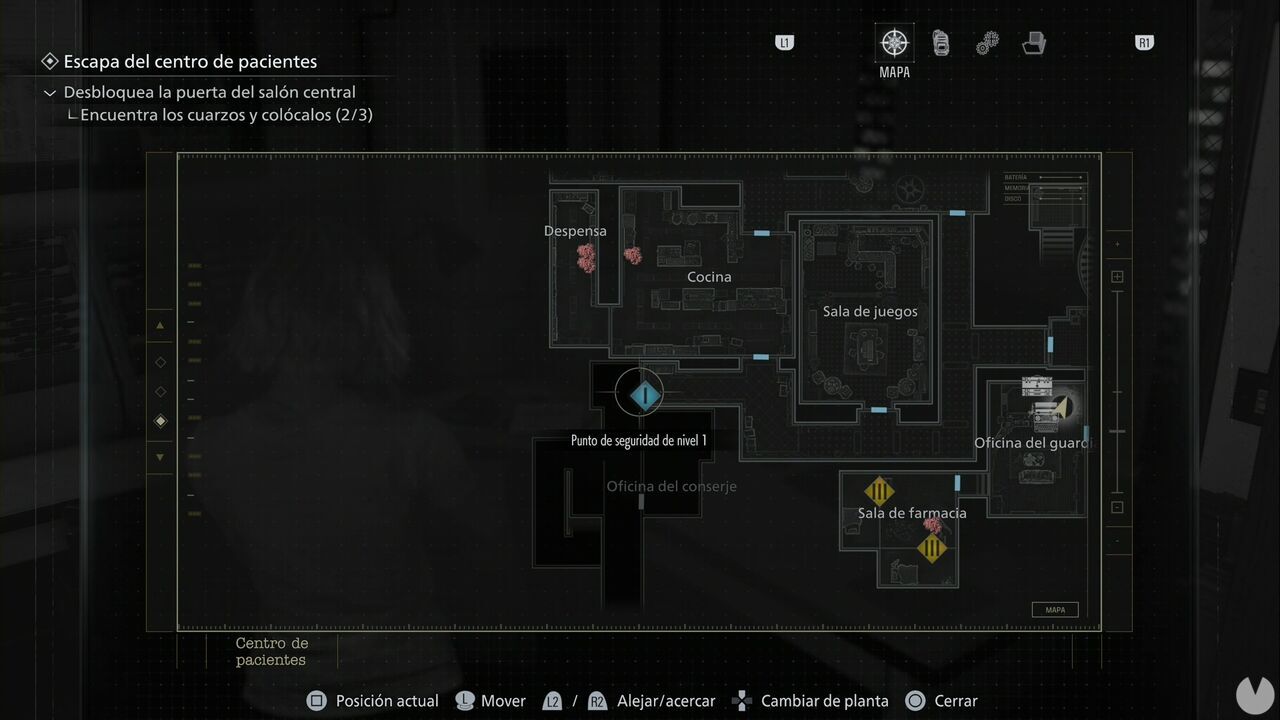 Resident Evil Requiem - Patient Center (III), Level 1 security door leading to the Janitor's Office