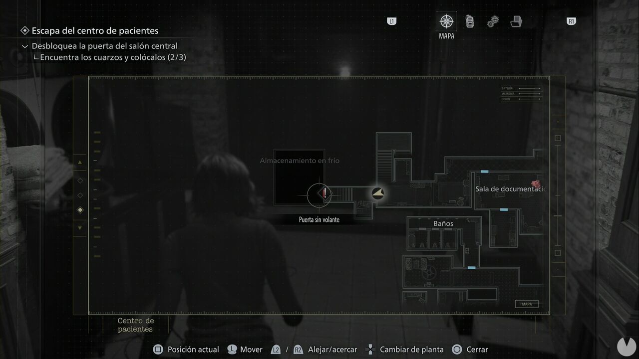 Resident Evil Requiem - Patient Center (III), Cold Storage room in the northwestern corner of the ground-floor West Wing