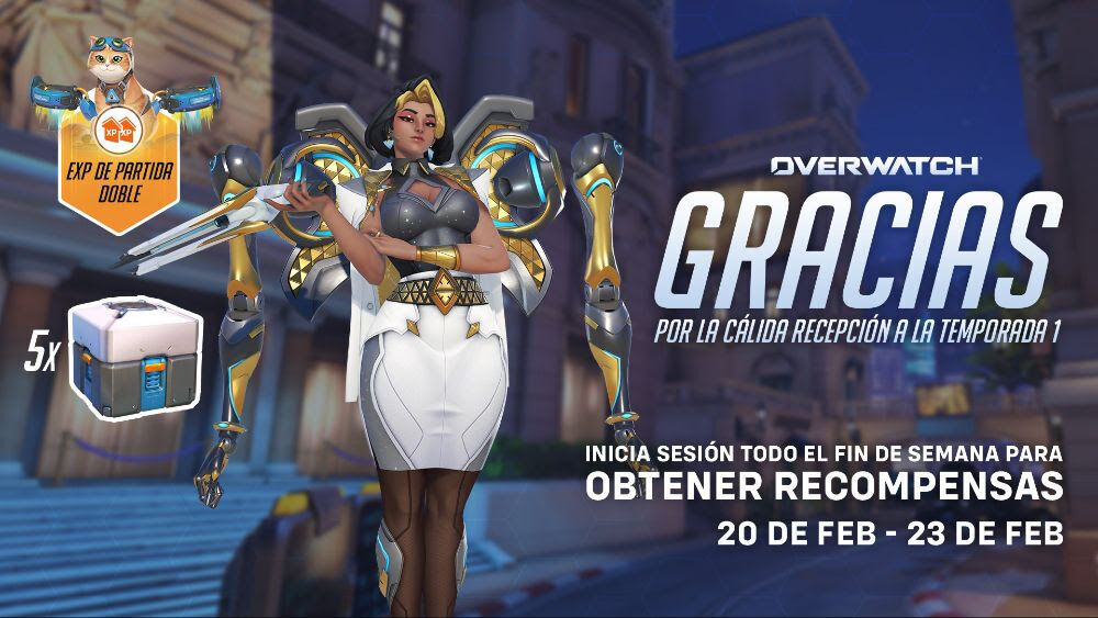 Blizzard celebra el exitazo del reinicio de Overwatch con un fin de semana repleto de regalos para los jugadores