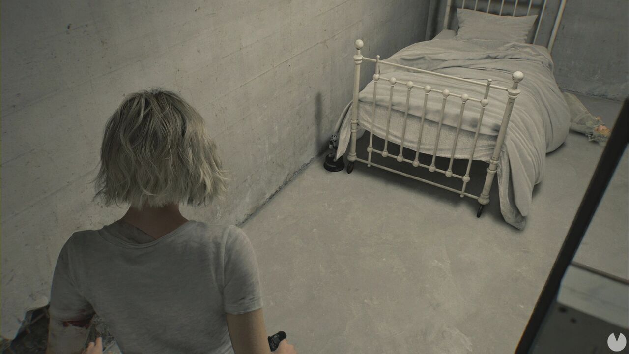 Resident Evil Requiem - Mr. Raccoon in the Patient Center, location of the Mr. Raccoon beside the bed in the southern room of the Pharmacy Room