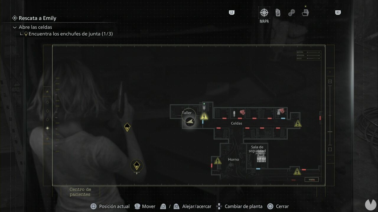Resident Evil Requiem - Care Center (V), location of the Workshop west of the Cells corridor