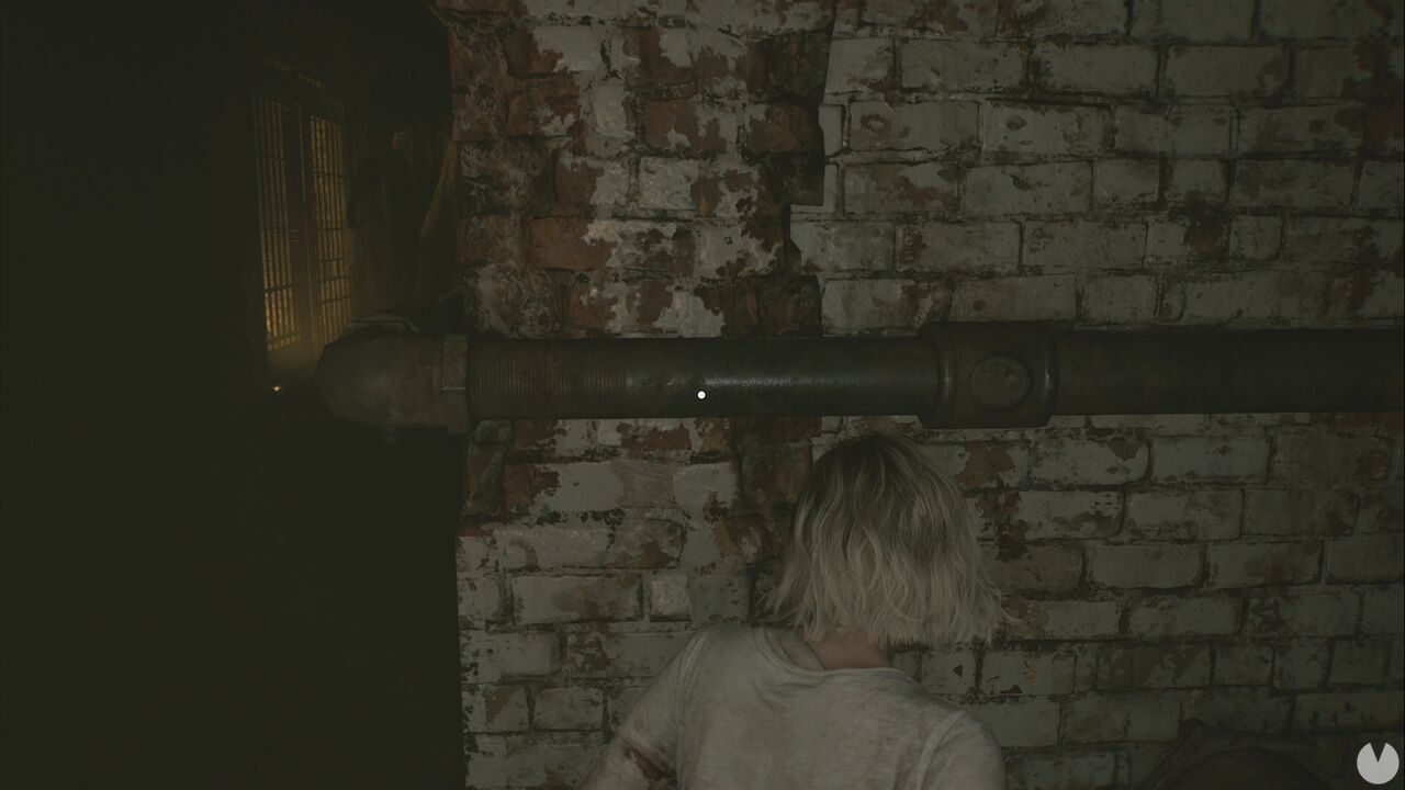 Resident Evil Requiem - Patient Center (V), the Girl appears in the hallway beside the Cells