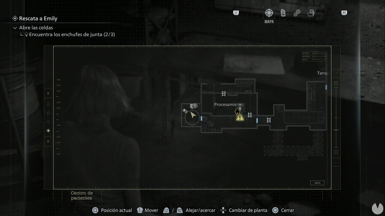 Resident Evil Requiem - Hip Pouches, location of the room southwest of the Processing area in the Patient Center tunnels containing one of the Hip Pouches