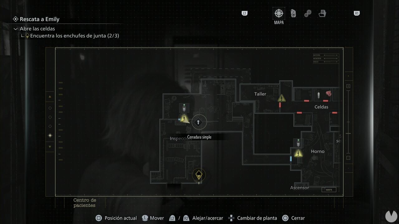 Resident Evil Requiem - Simple Locks, location of the locked locker in the northeastern corner of the basement Inspection Room
