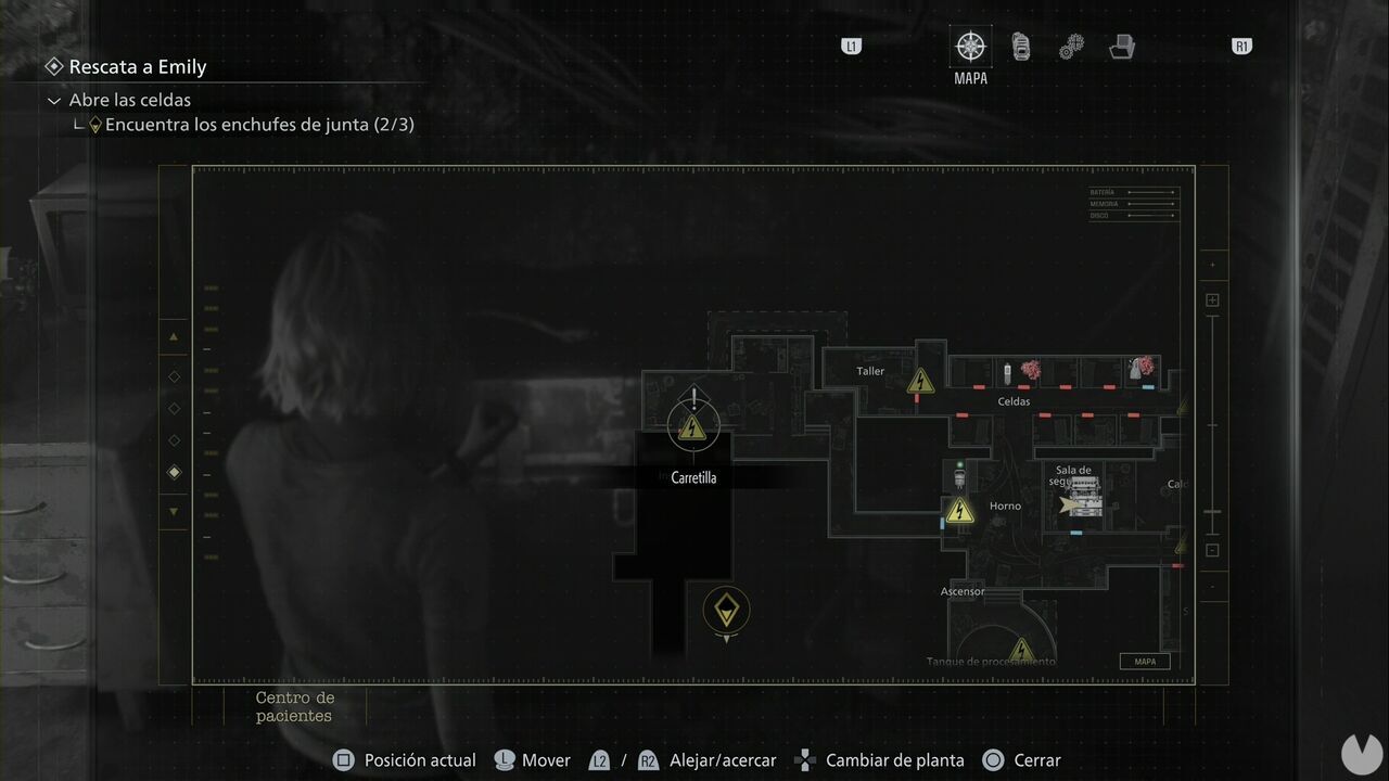 Resident Evil Requiem - Patient Center (V), location of the Forklift along the hallway northwest of the Furnace