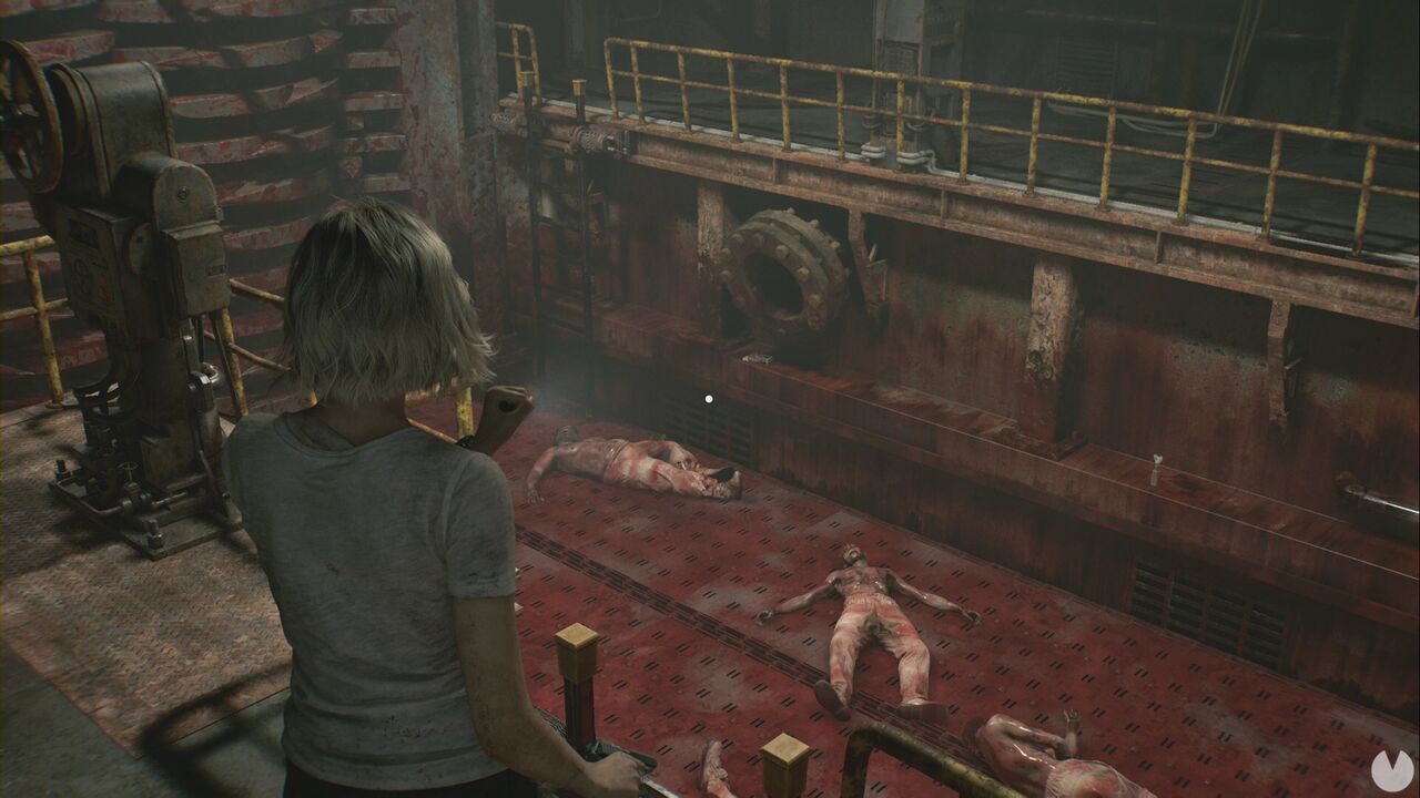 Resident Evil Requiem - Patient Center (V), ladder southeast of the pit in the Processing area