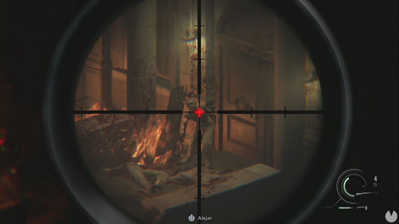 Resident Evil Requiem - Patient Center (VI), Leon uses a bolt-action rifle to help Grace