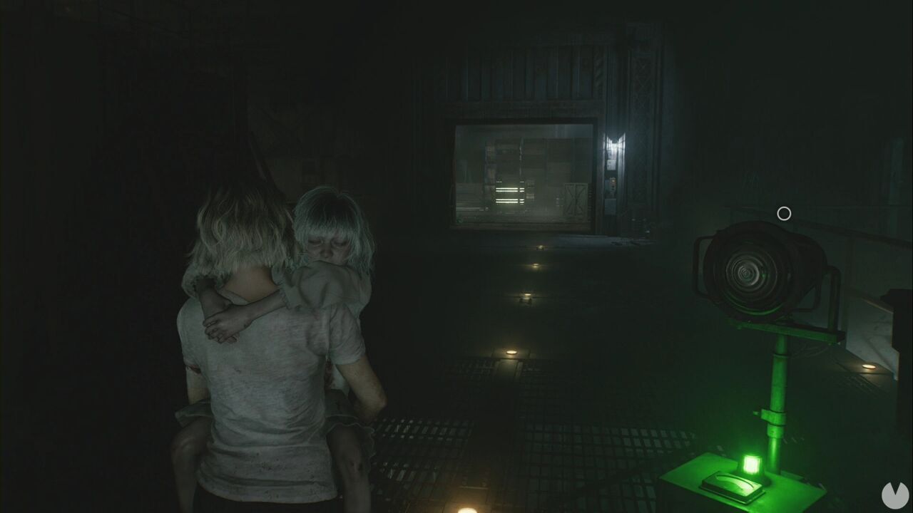 Resident Evil Requiem - Patient Center (VII), Grace heads towards the safe area to leave Emily temporarily
