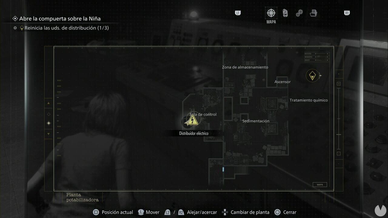 Resident Evil Requiem - Patient Center (VII), location of the Control Room in the Water Treatment Plant