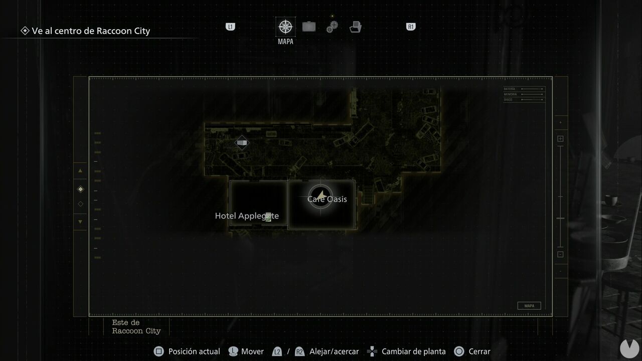 Resident Evil Requiem - East Raccoon City, location of Caf� Oasis, where a Mr. Raccoon can be found