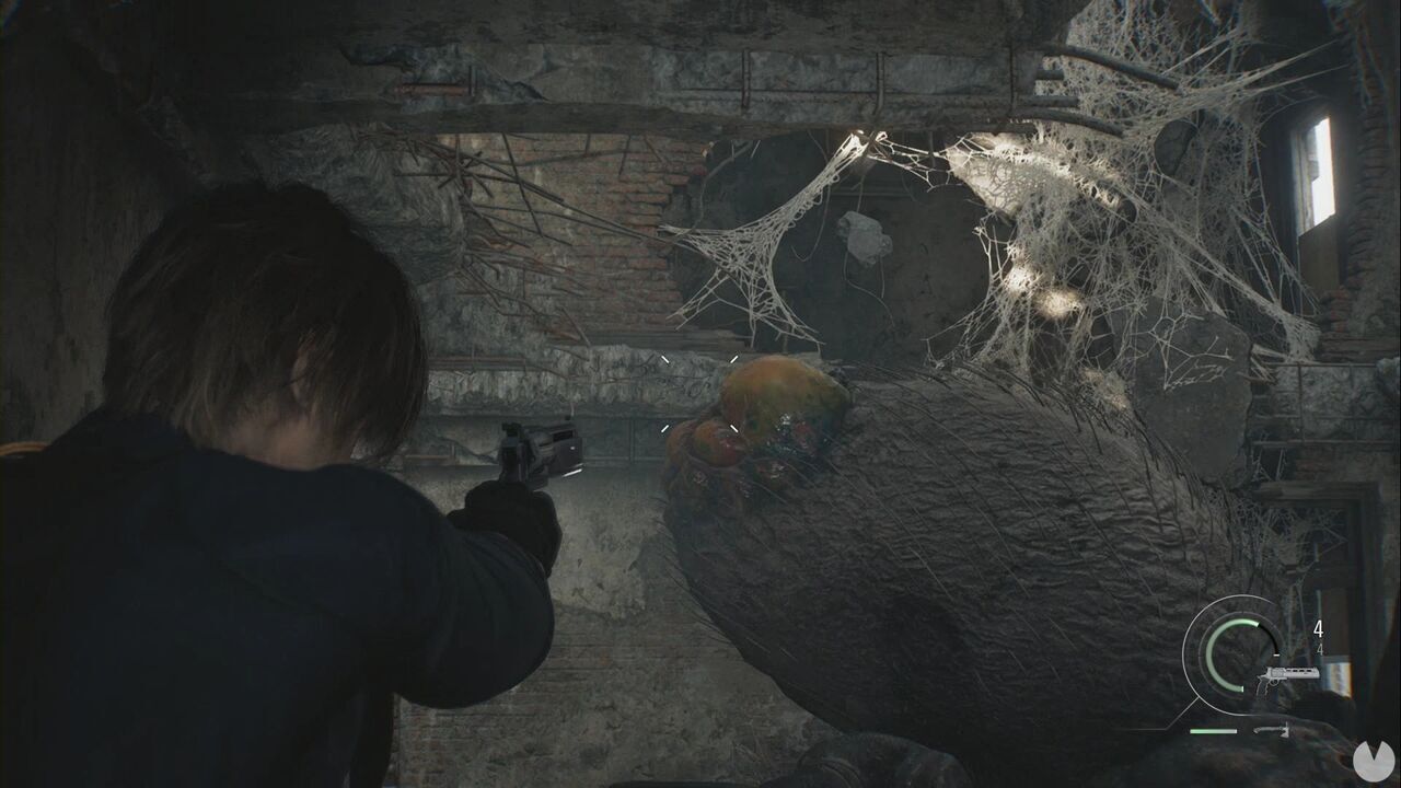 Resident Evil Requiem - East Raccoon City, the Titan Tarantula's weak point after stunning it